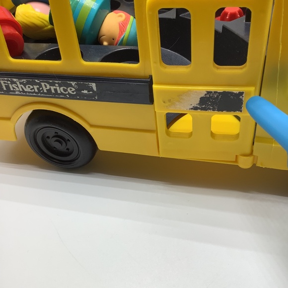 1991 Fisher-Price Little People School Bus #2372‎ - 3 Chunky Figures Vintage - Picture 16 of 16
